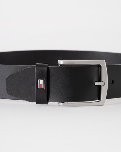 Tommy Hilfiger Denton Mens Belt 4cm - Black | CHO | Designer Mens Belts