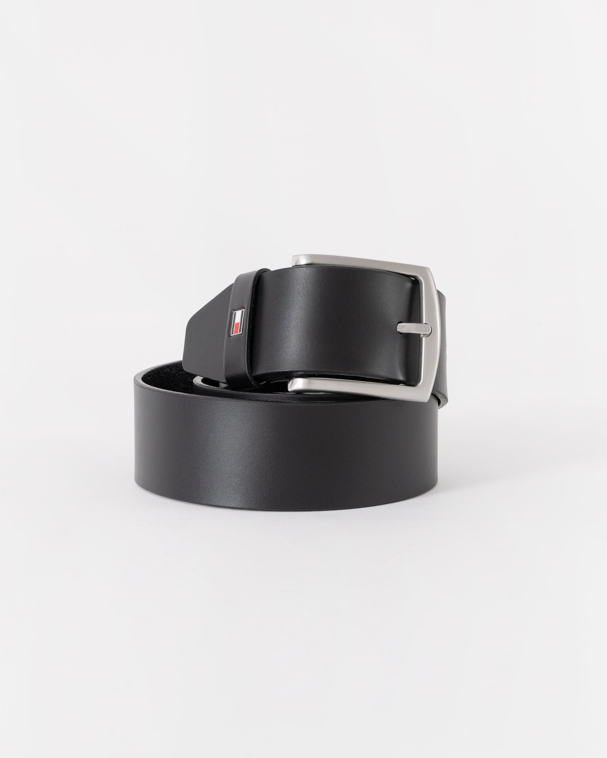 Tommy Hilfiger Denton Mens Belt 4cm - Black | CHO | Designer Mens Belts