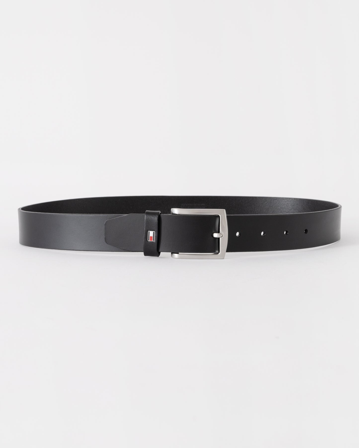 Tommy Hilfiger Denton Mens Belt 3.5cm - Black | CHO | Designer Mens Belts
