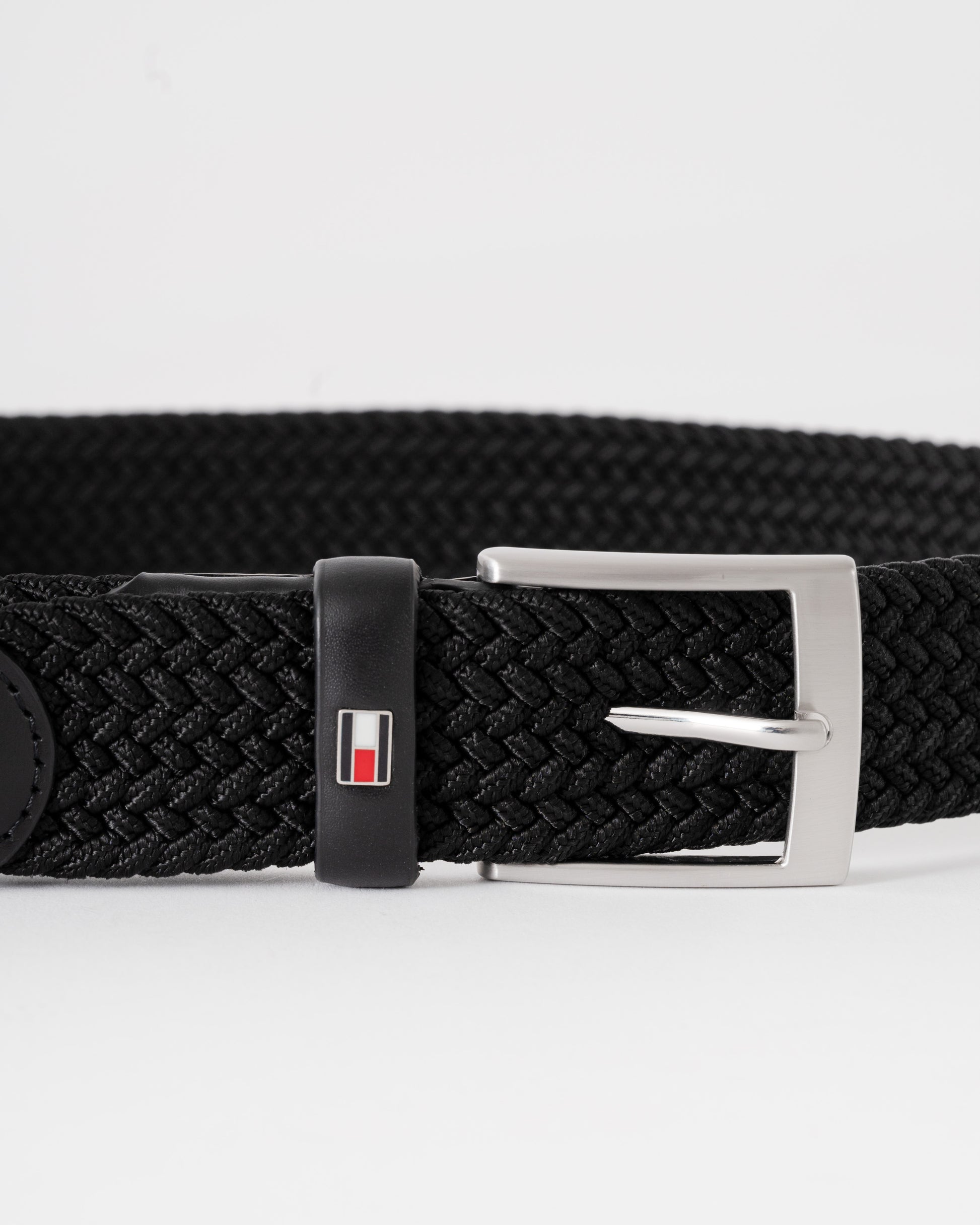Tommy Hilfiger Adan Mens Belt 3.5cm - Black | CHO | Designer Mens Belts