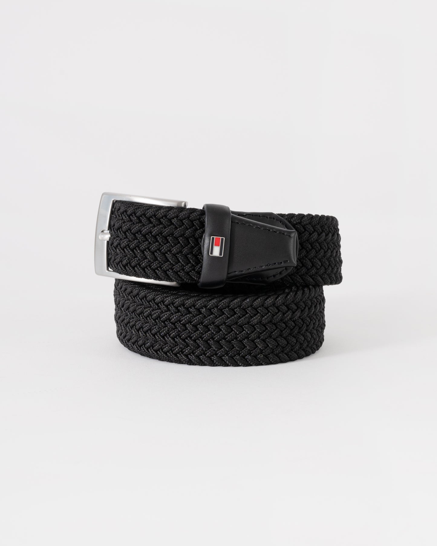 Tommy Hilfiger Adan Mens Belt 3.5cm - Black | CHO | Designer Mens Belts