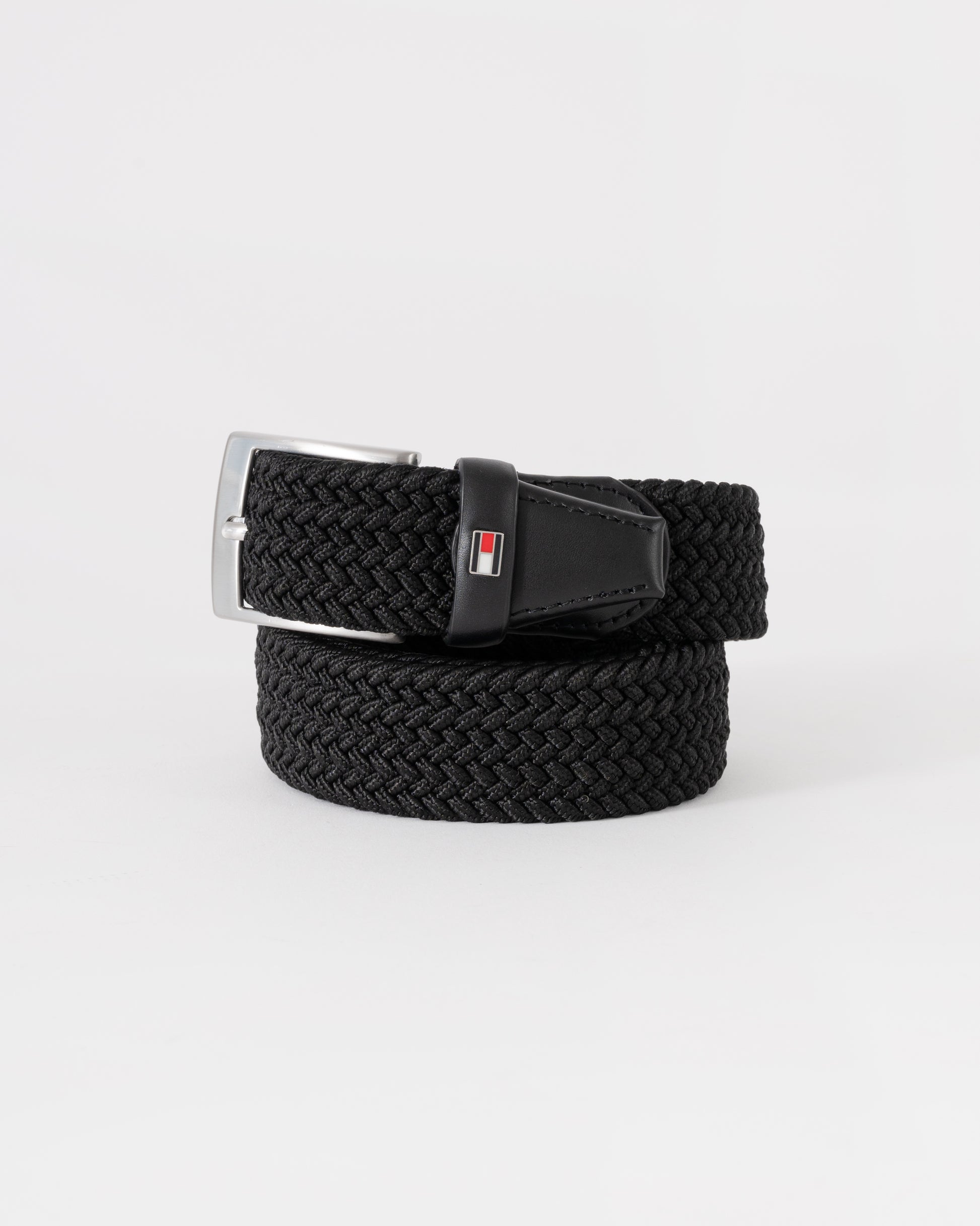 Tommy Hilfiger Adan Mens Belt 3.5cm - Black | CHO | Designer Mens Belts