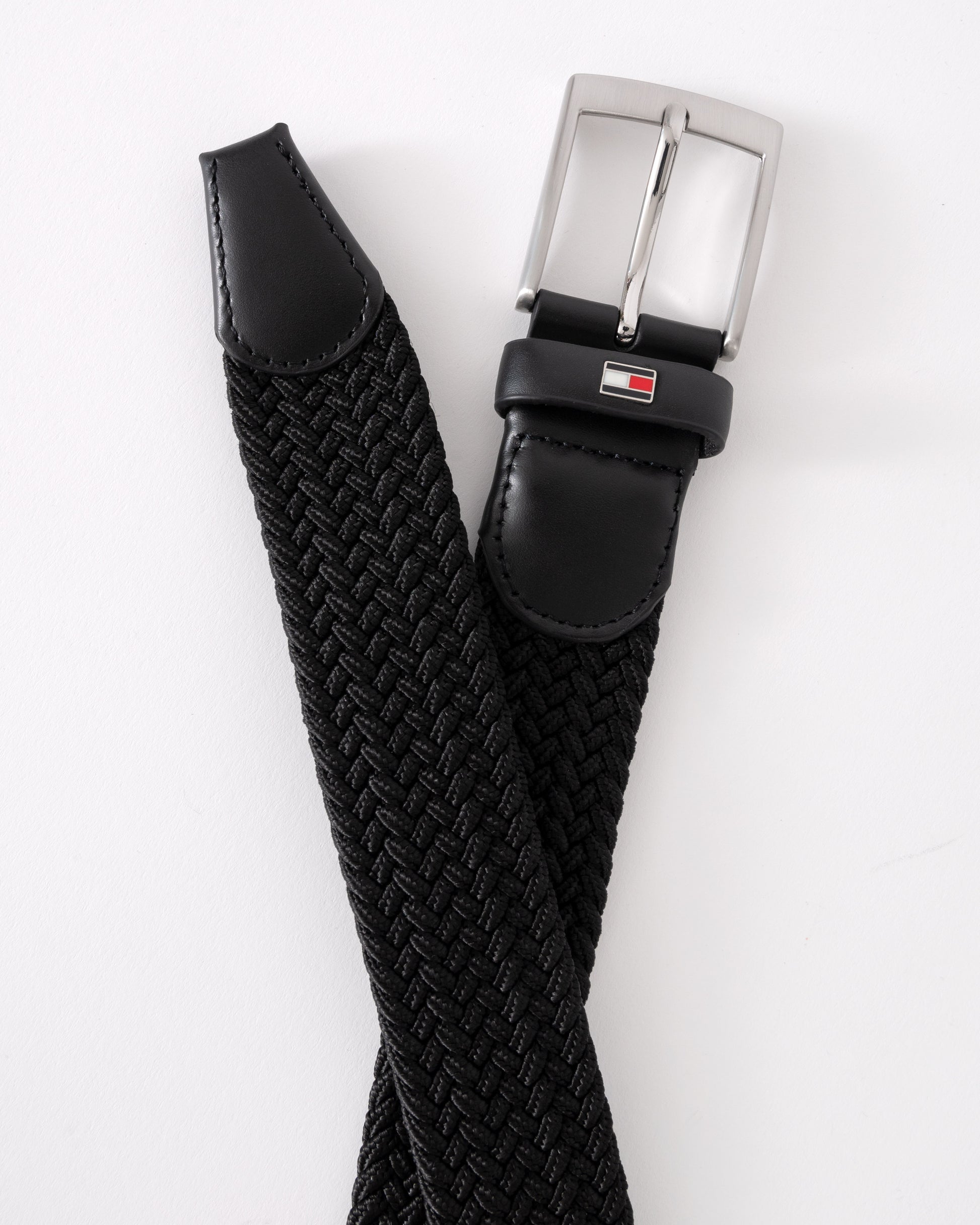 Tommy Hilfiger Adan Mens Belt 3.5cm - Black | CHO | Designer Mens Belts