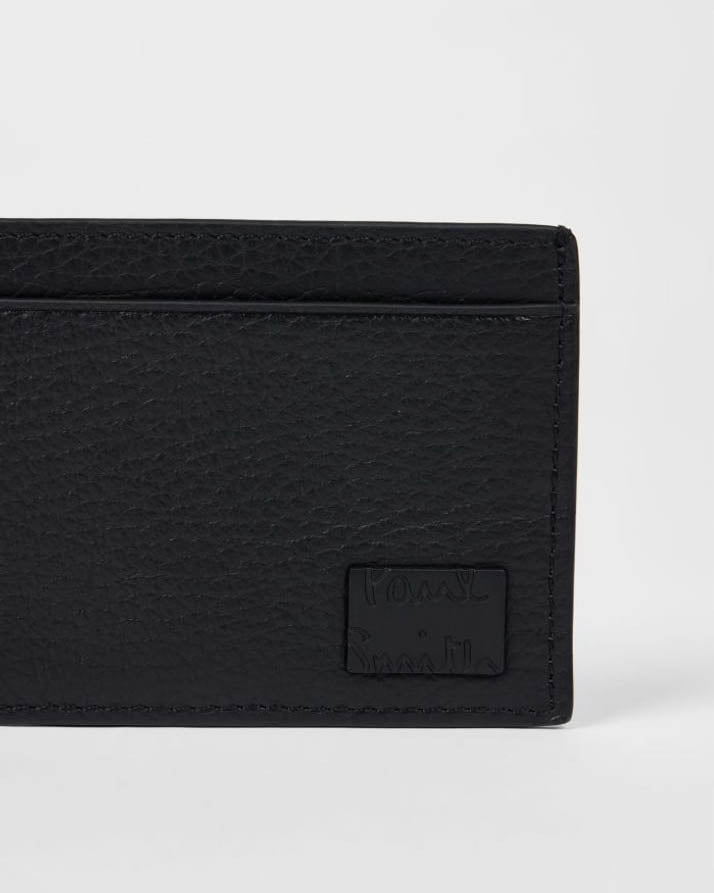 Paul Smith Mens Leather Card Holder - 79 Black