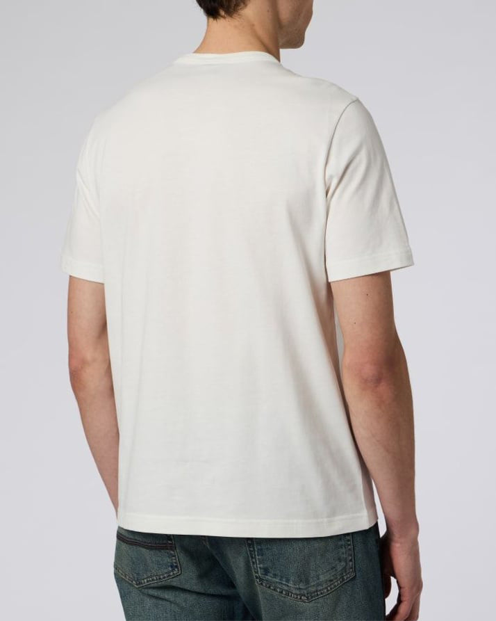 PS Paul Smith Mens Fishing Graphic T - Shirt - White 02 | CHO | Designer Mens T - Shirts