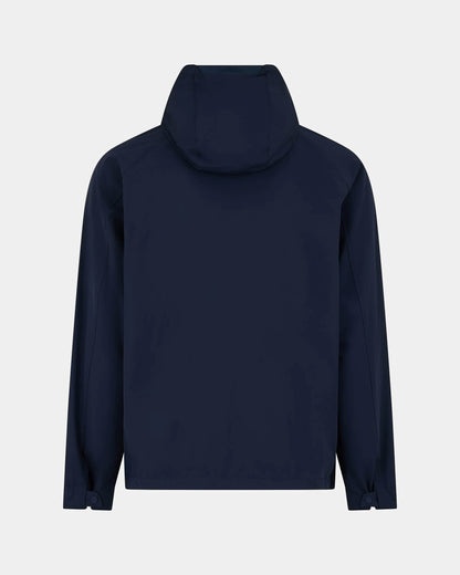 Aquascutum Mens Shell SP Hooded Jacket - Navy 11 | CHO | Designer Mens Jackets
