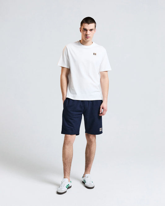 Aquascutum Mens Badge Shorts - Navy 11