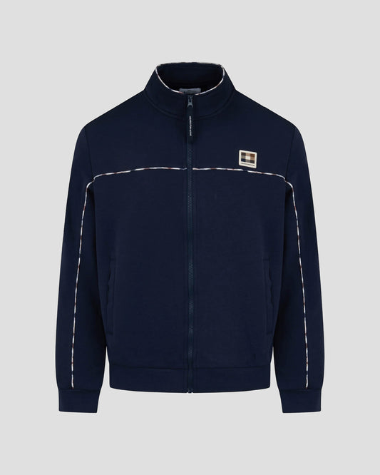 Aquascutum Mens Scuba Piping Track Top - Navy 11