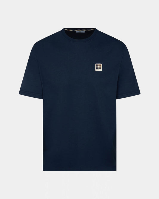 Aquascutum Mens Badge T-Shirt - Navy 11