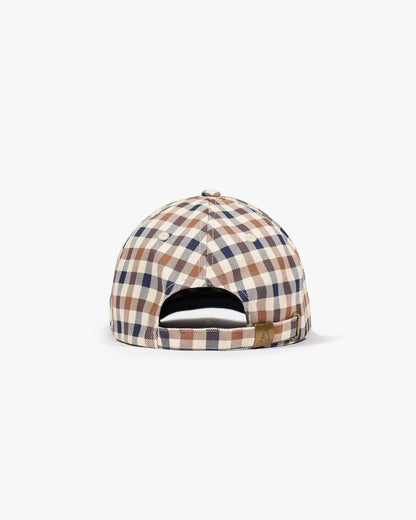 Aquascutum Mens Iconic Baseball Cap - Club Check 28