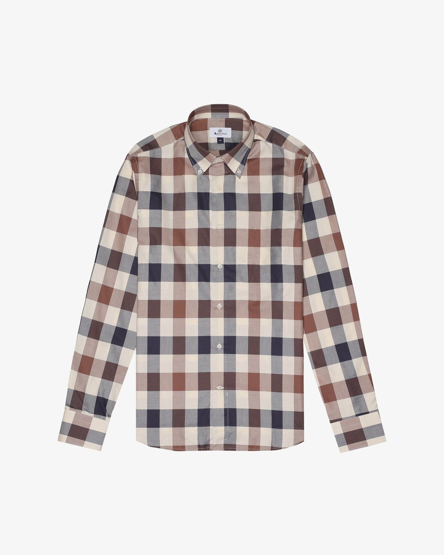Aquascutum Mens Macro Iconic Shirt - Macro Club Check 30