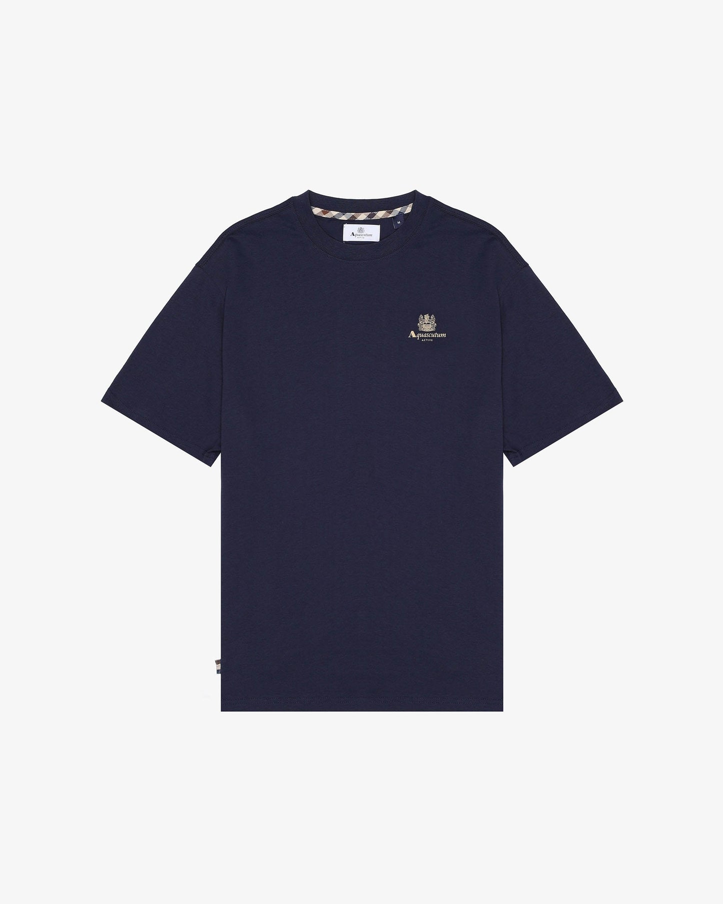 Aquascutum Mens Small Logo T-Shirt - Navy 11