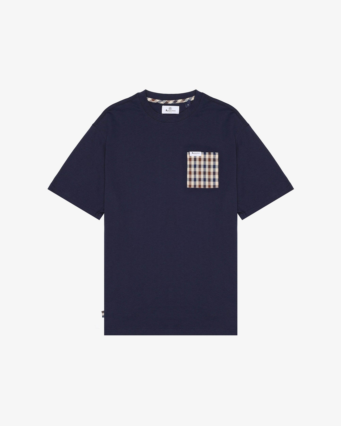 Aquascutum Mens Iconic Pocket T-Shirt - Navy 11