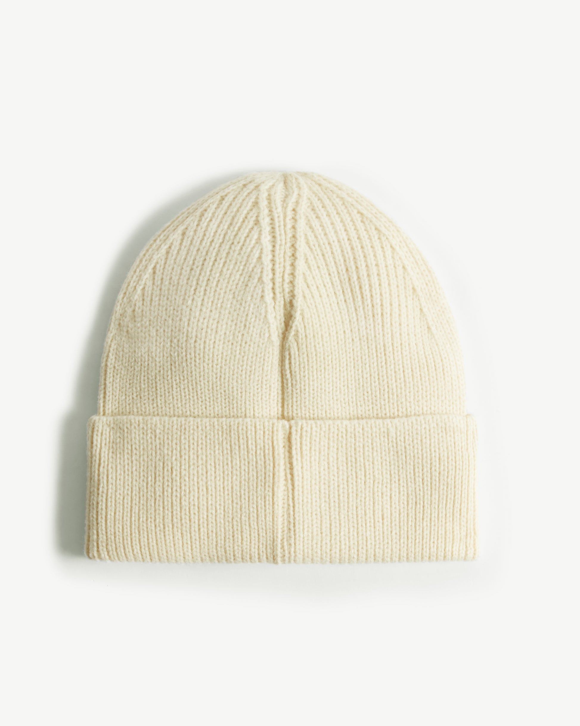 Hunter Acksley Ribbed Beanie - Antique White, back