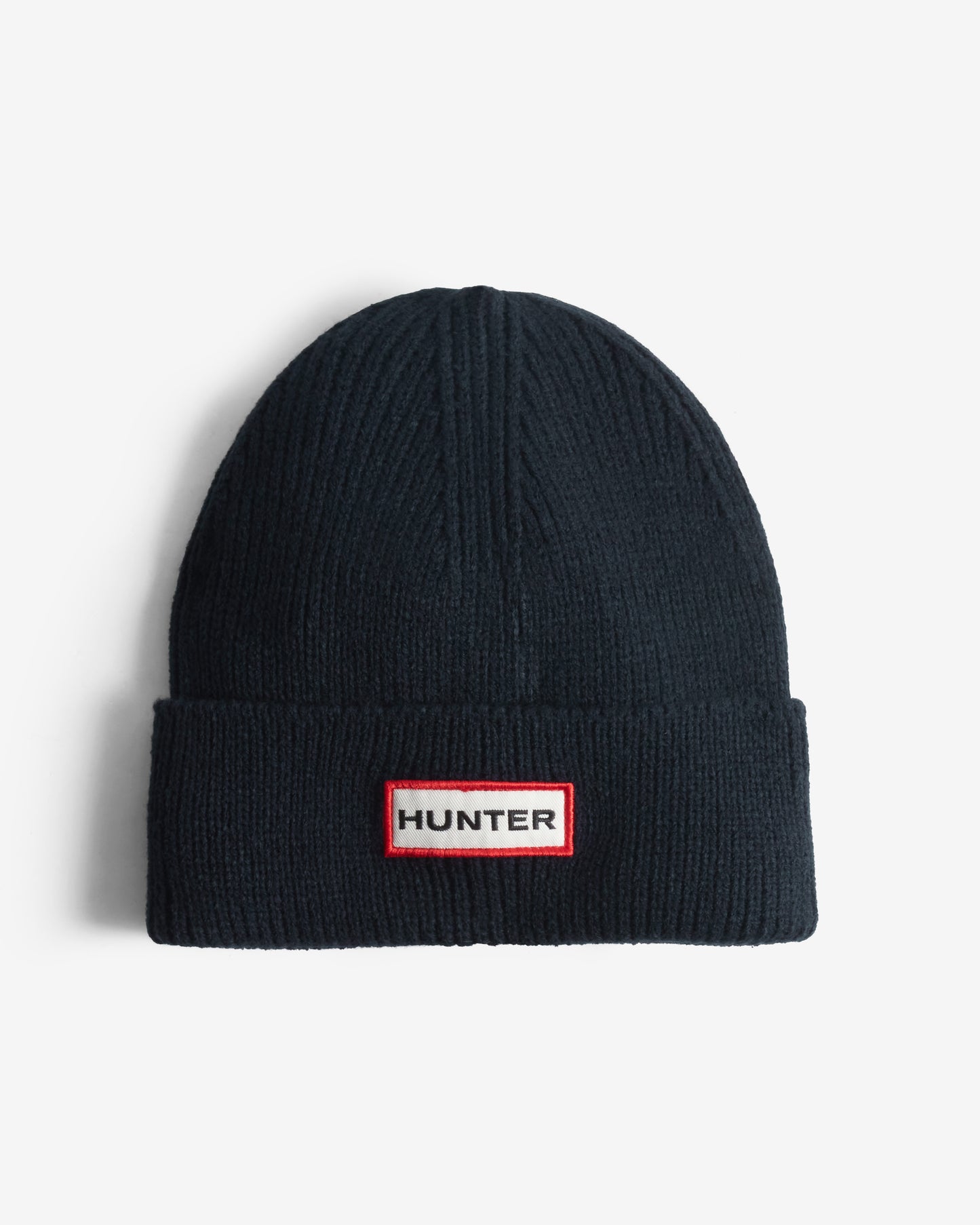 Hunter Acksley Ribbed Beanie - Antique White, front