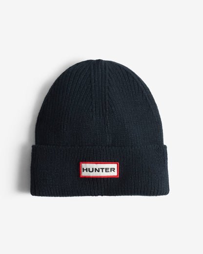 Hunter Acksley Ribbed Beanie - Antique White, front