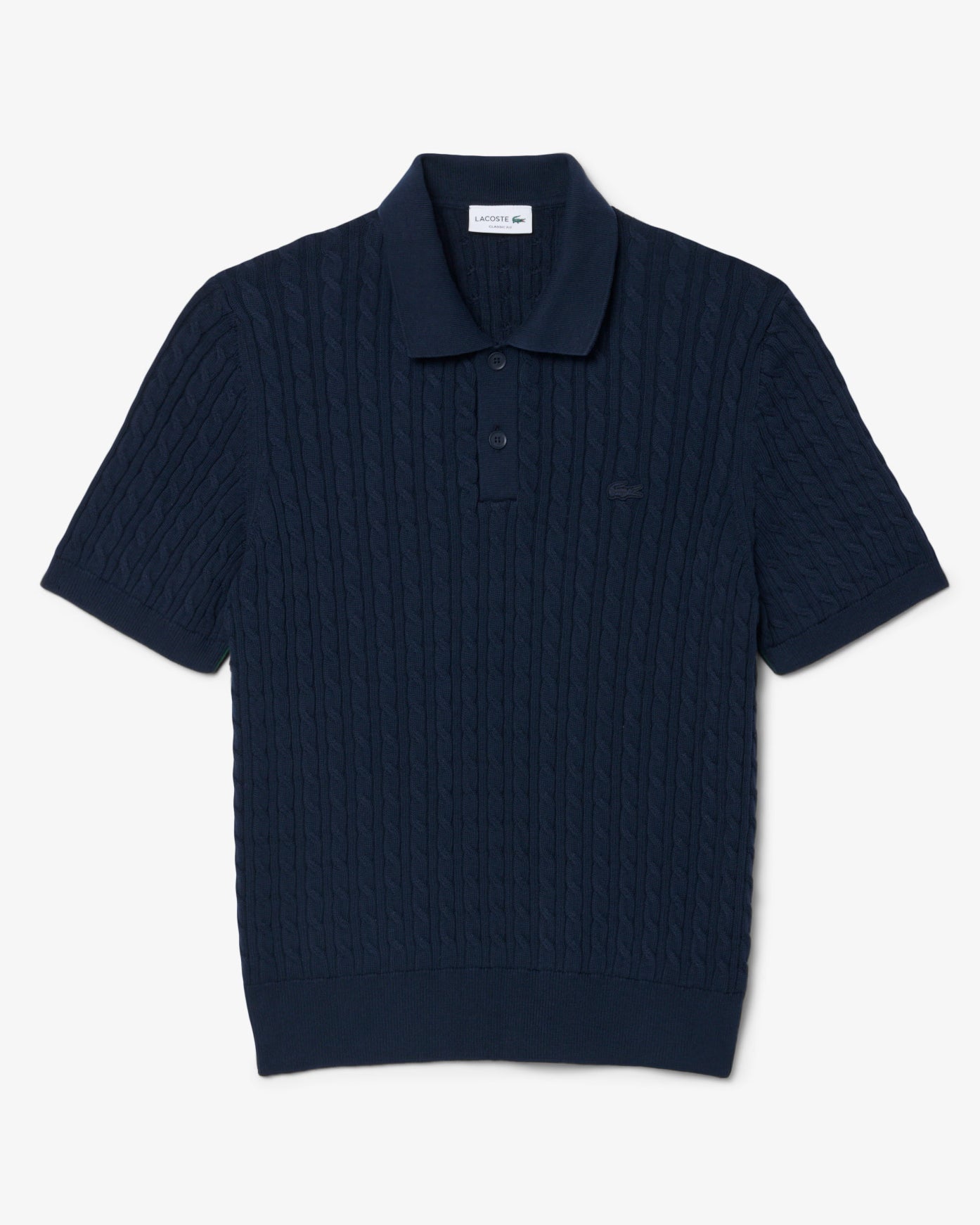 Lacoste Polo Mens Short Sleeve Sweatshirt - Blue Marine M35
