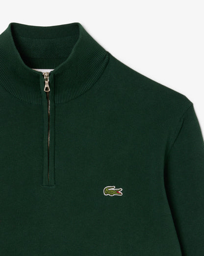 Lacoste Half Zip Logo Mens Sweatshirt - Sinople YZP