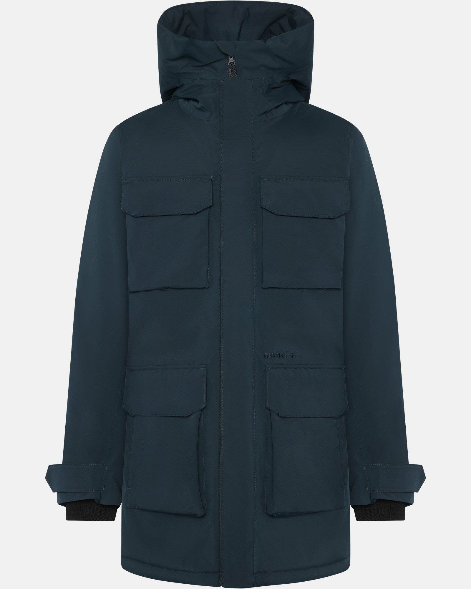 Didriksons Unisex Aiden Parka 2 - Dark Night Blue 999 | CHO | Designer Unisex Jackets