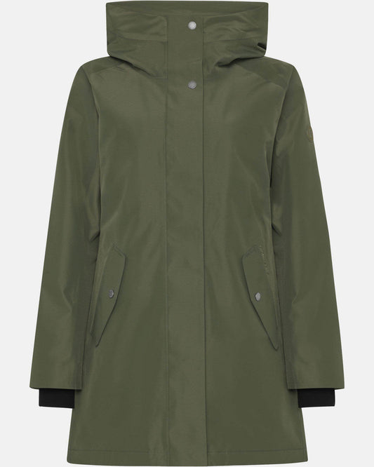 Didriksons Womens Alana Parka 2 - Deep Green 300