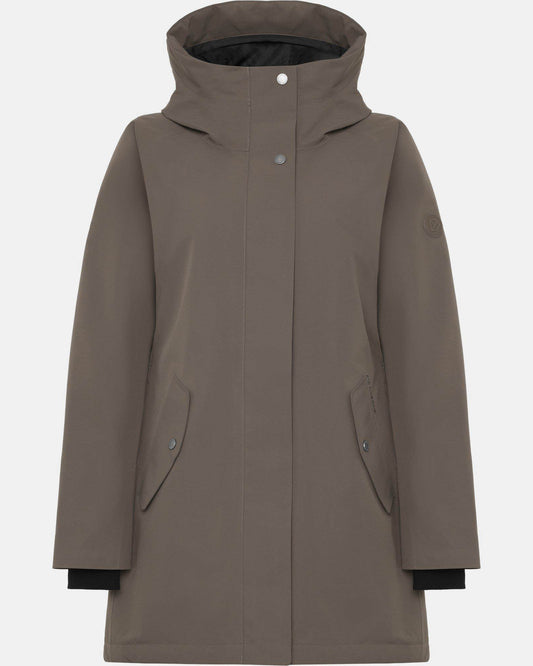 Didriksons Womens Alana Parka 2 - Mocha Brown F07