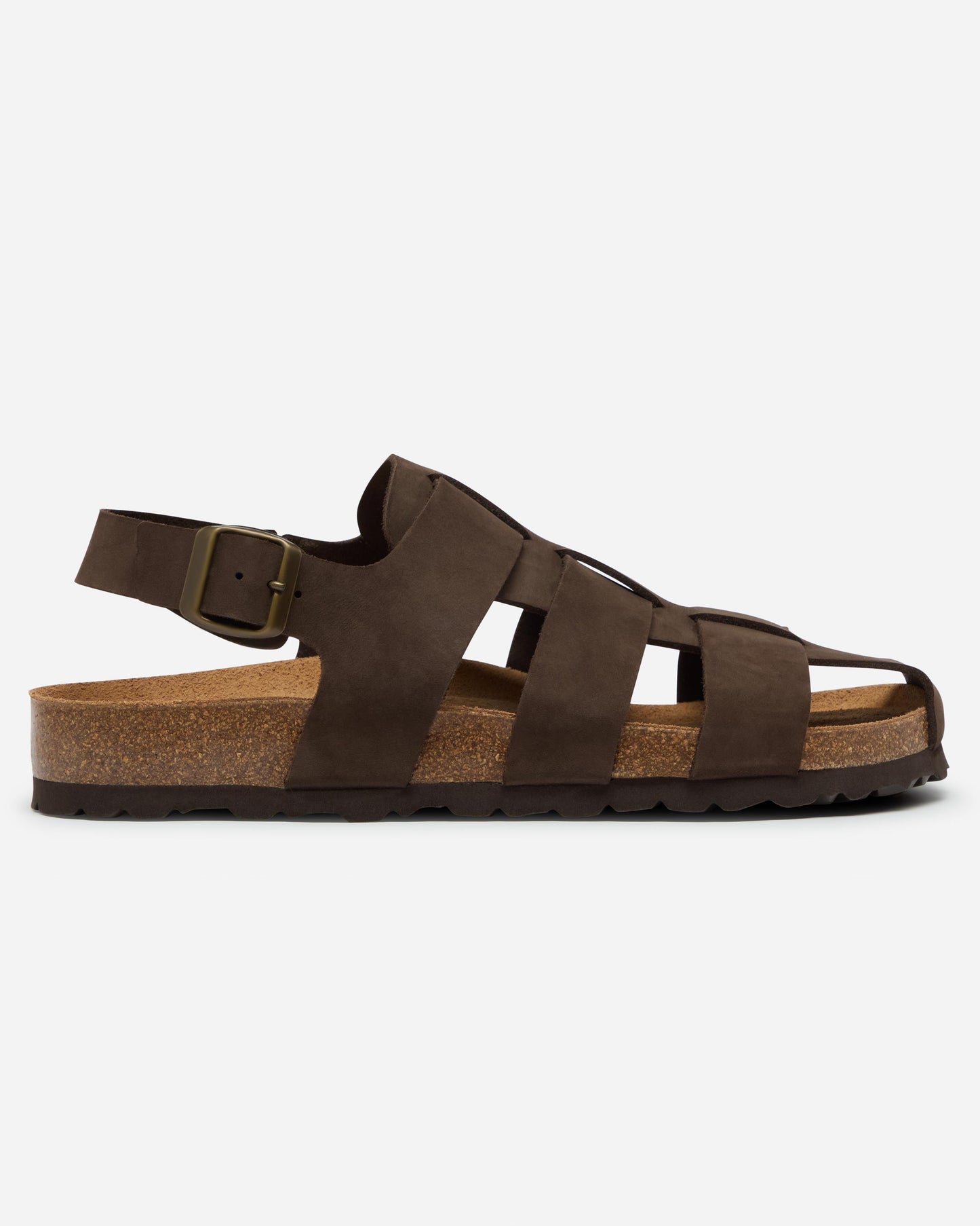 Oliver Sweeney Astorga Mens Calf Leather Fisherman Sandals - Brown | CHO | Designer Mens Sandals