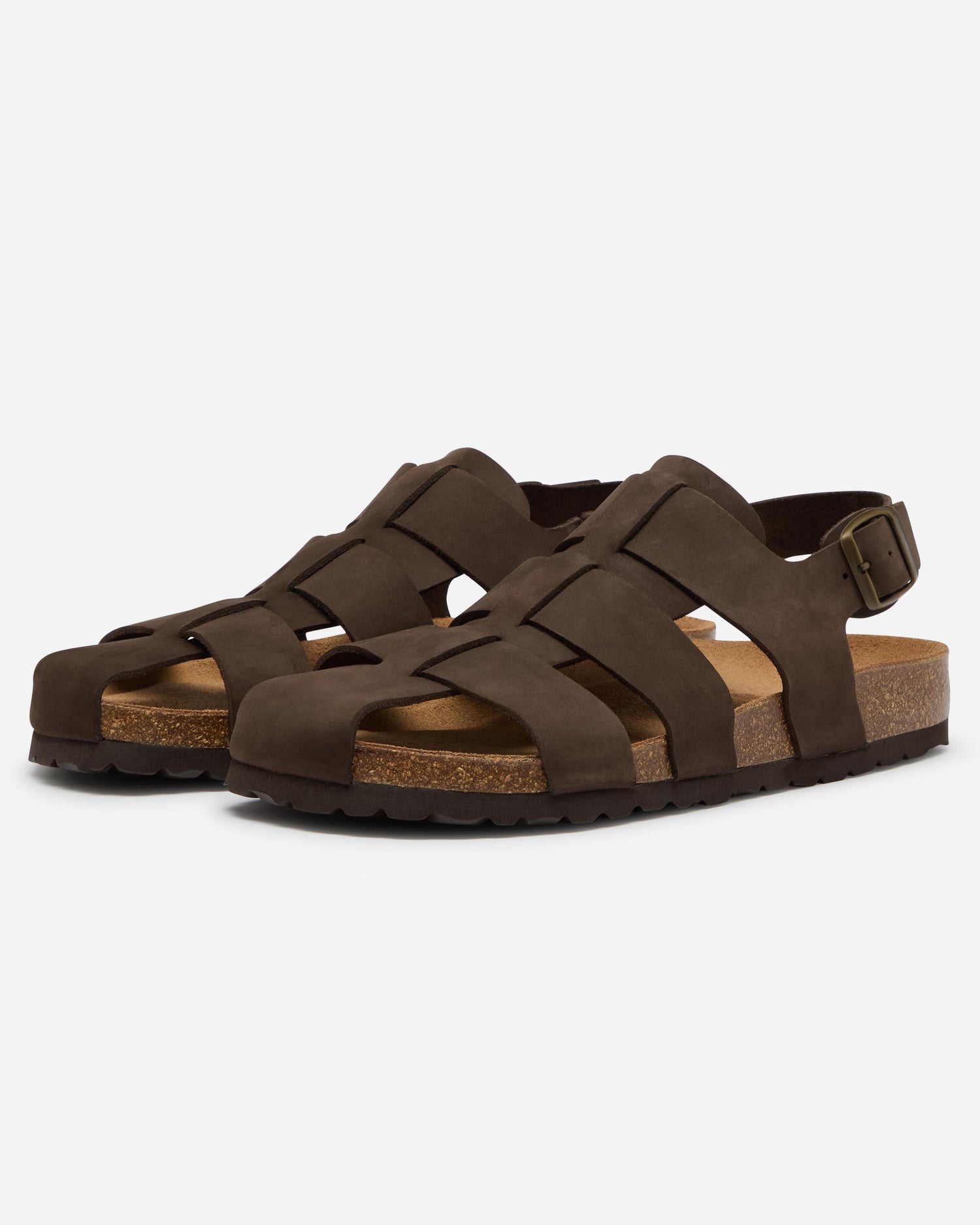 Oliver Sweeney Astorga Mens Calf Leather Fisherman Sandals - Brown | CHO | Designer Mens Sandals