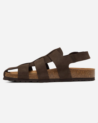 Oliver Sweeney Astorga Mens Calf Leather Fisherman Sandals - Brown | CHO | Designer Mens Sandals