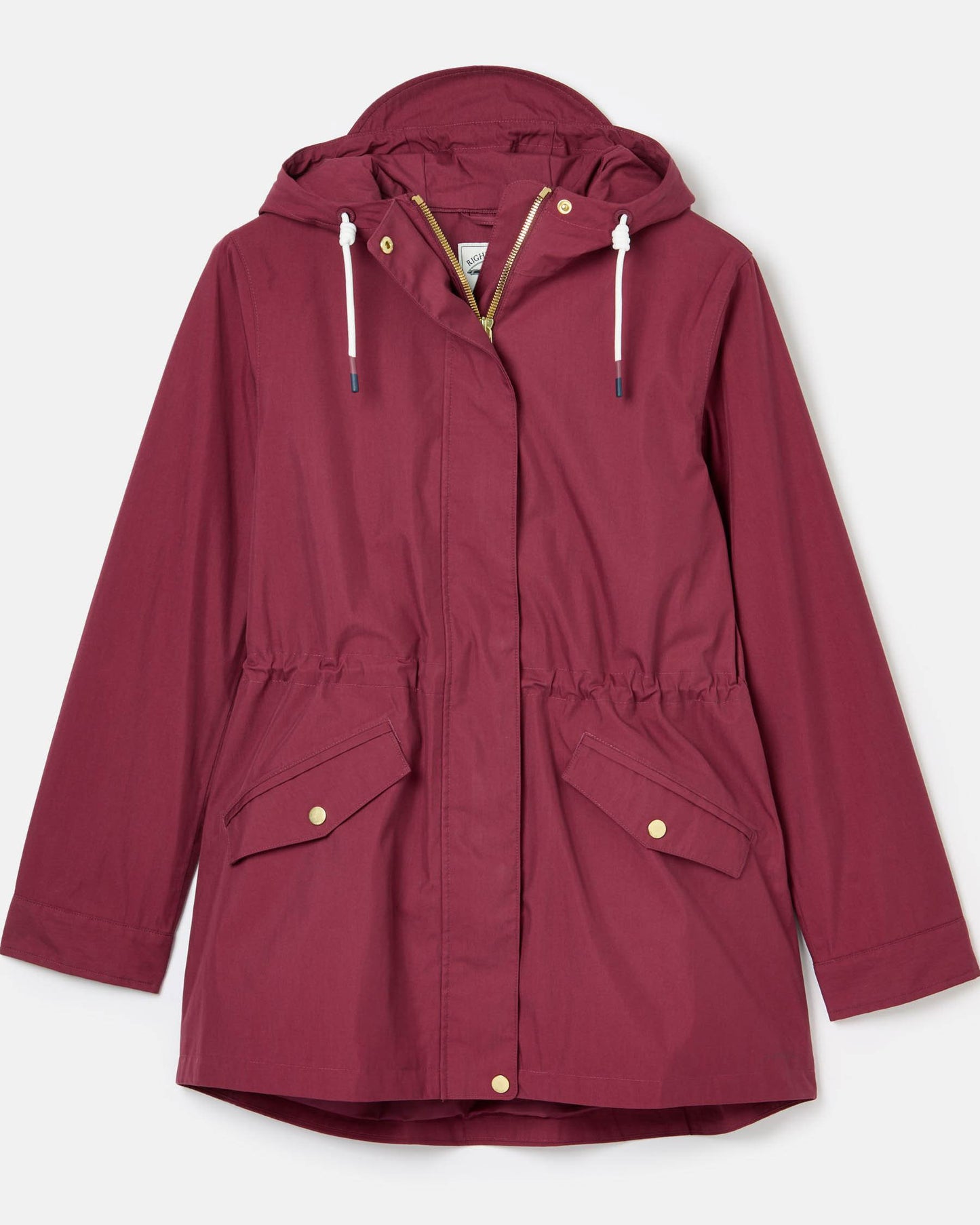 Joules Portwell Womens Raincoat - Oxblood