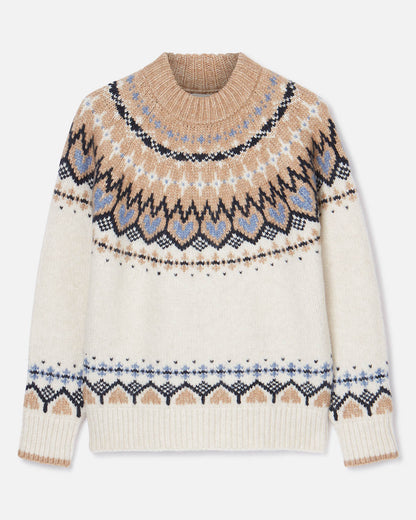 Joules Charlie Womens Jumper - Cream - CHO - Designer Womens Jumpers