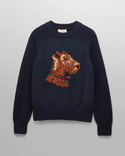 Joules Monty Dog Womens Jumper - Navy
