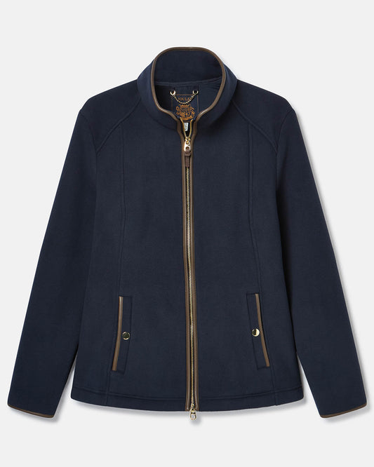 Joules Heritage Full Zip Womens Fleece - Navy