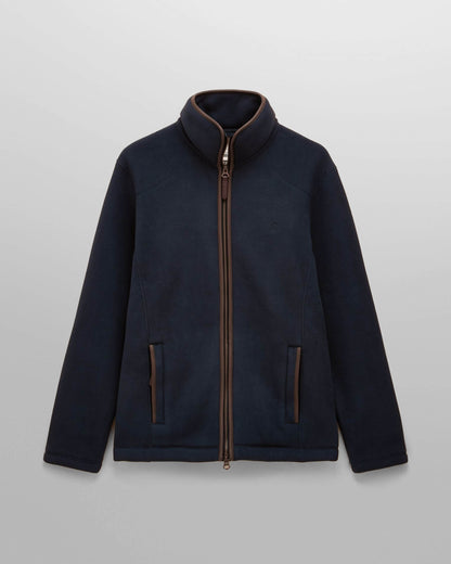 Joules Mens Heritage Full Zip Fleece - Navy - CHO - Designer 