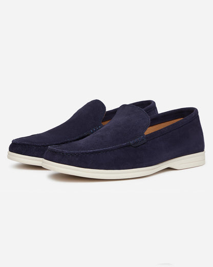 Oliver Sweeney Alicante Suede Mens Moccasin Loafers - Midnight