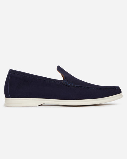 Oliver Sweeney Alicante Suede Mens Moccasin Loafers - Midnight