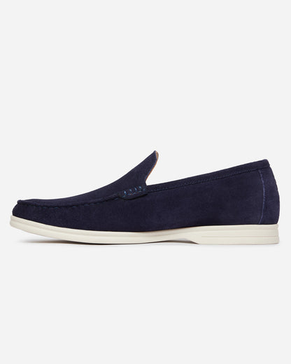 Oliver Sweeney Alicante Suede Mens Moccasin Loafers - Midnight