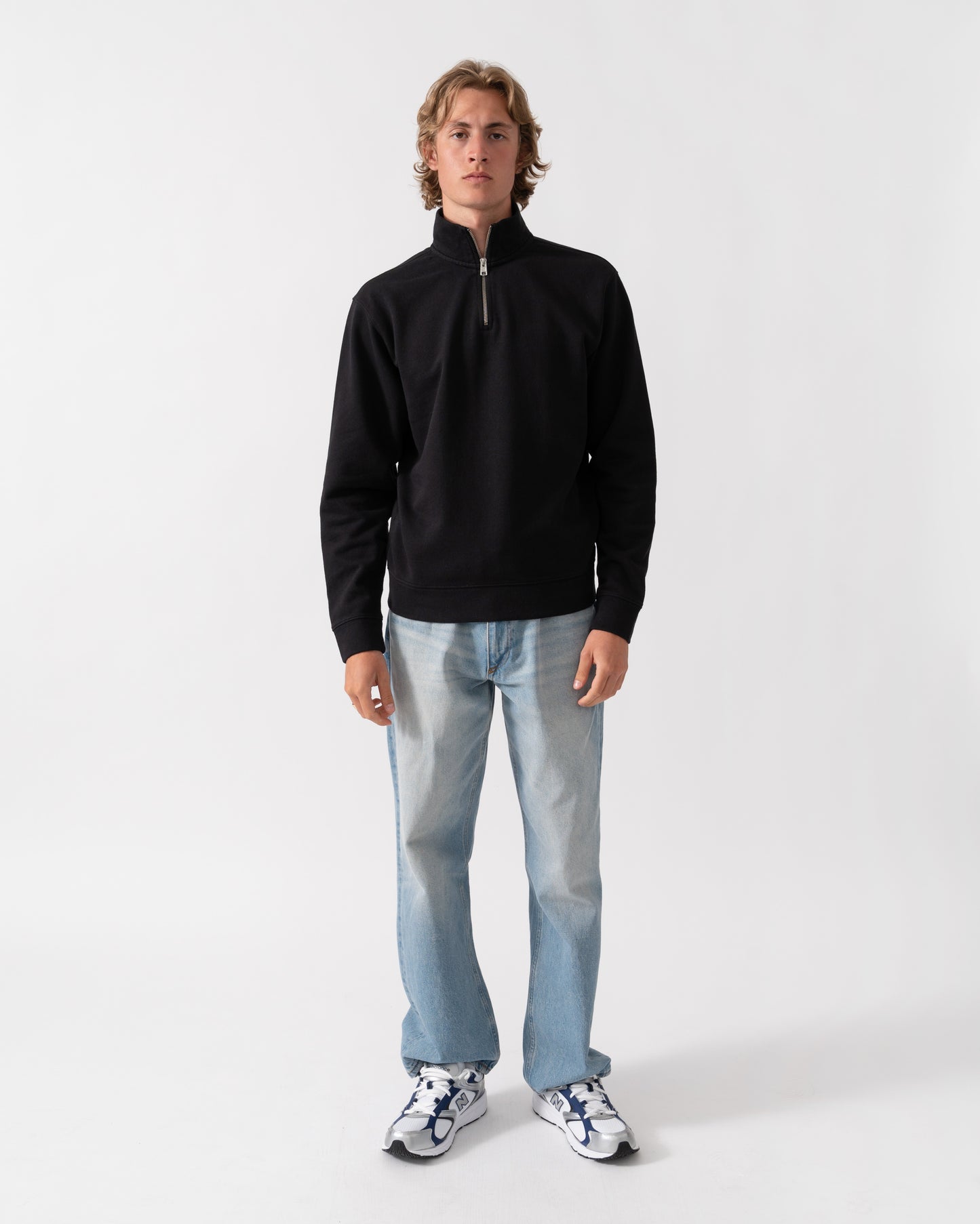 Woolrich American Half Zip Mens Sweatershirt | CHO | Designer Mens Sweatshirts