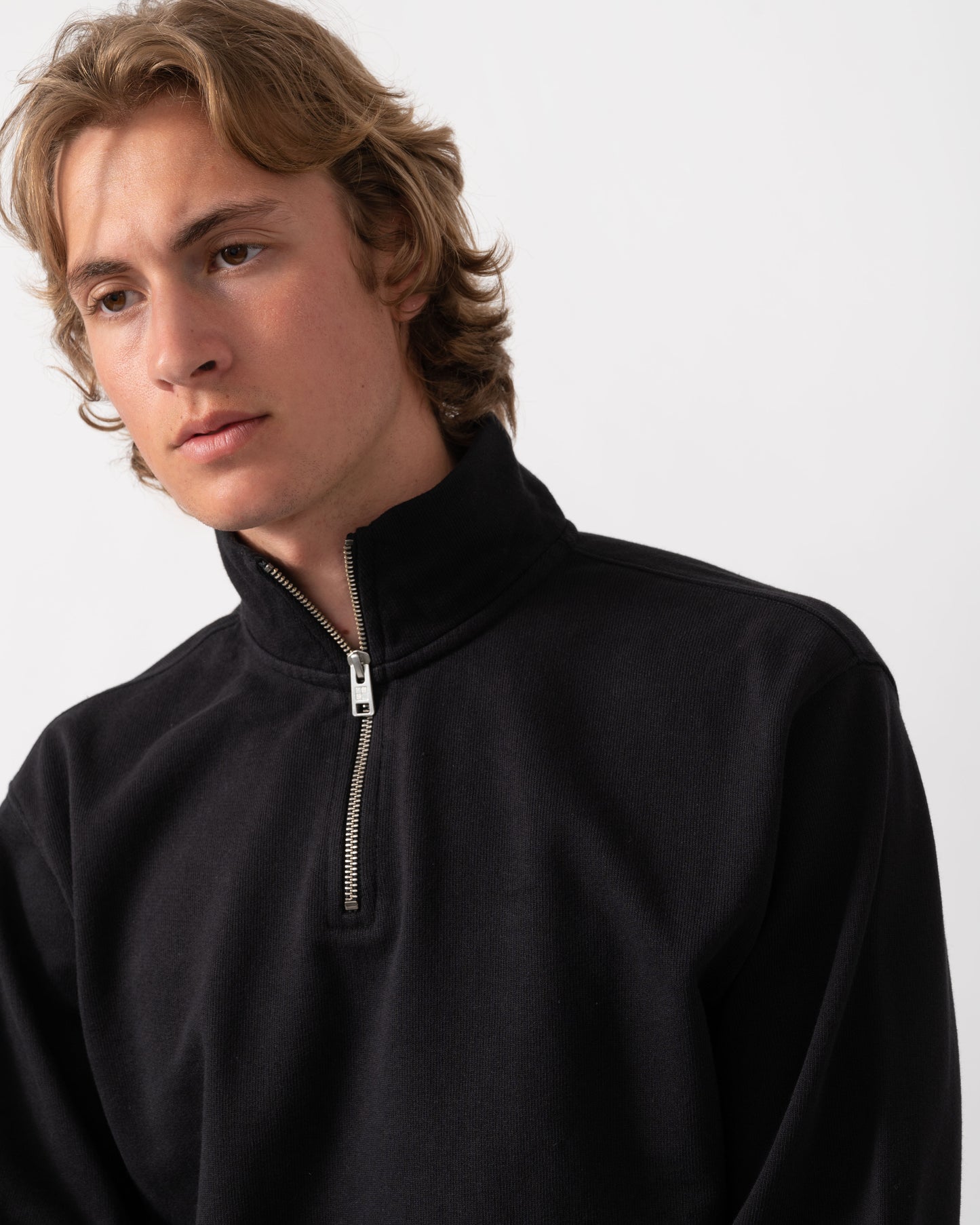 Woolrich American Half Zip Mens Sweatershirt | CHO | Designer Mens Sweatshirts