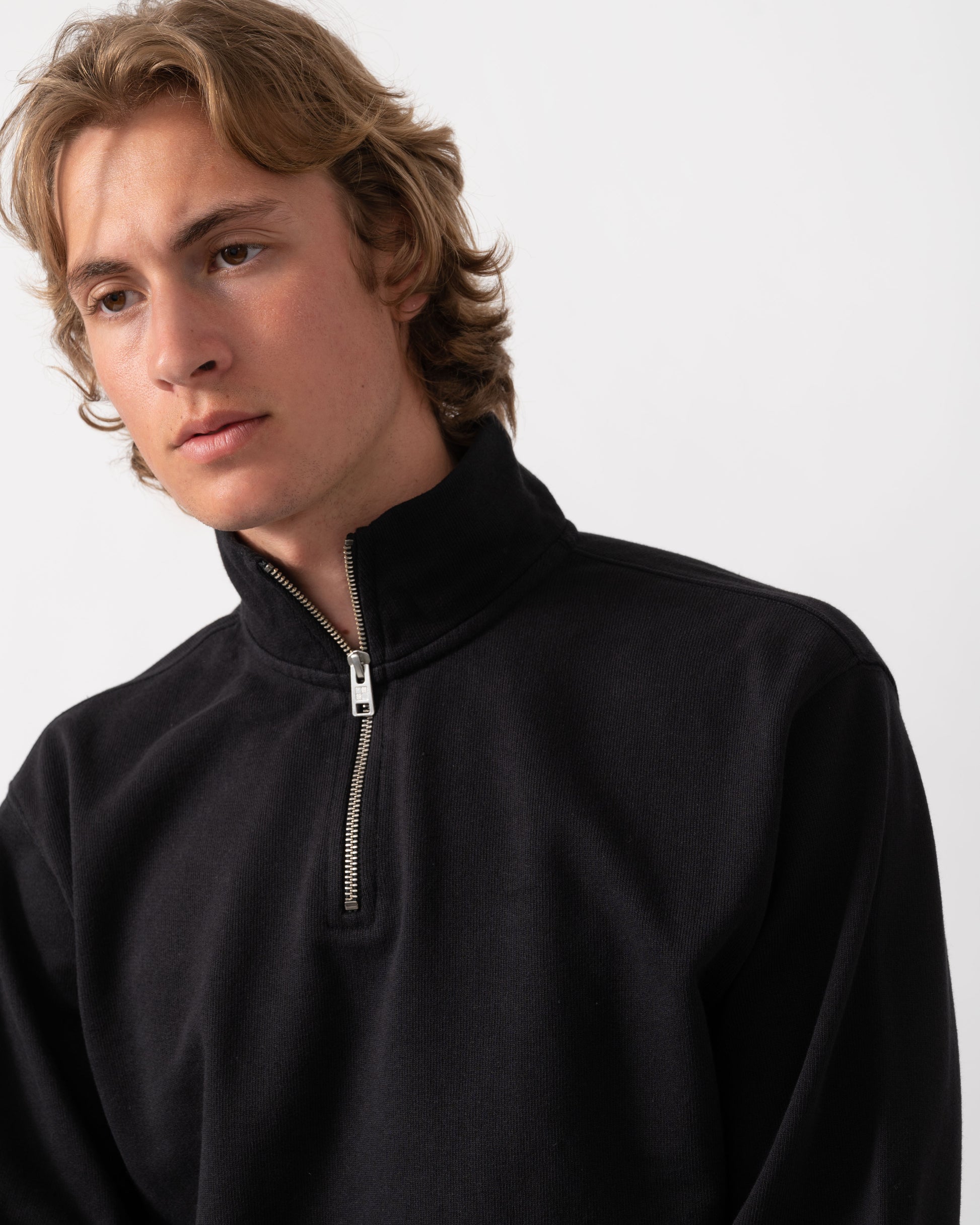 Woolrich American Half Zip Mens Sweatershirt | CHO | Designer Mens Sweatshirts