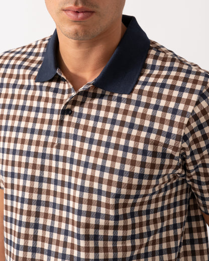 Aquascutum Mens Iconic Polo - Navy 11