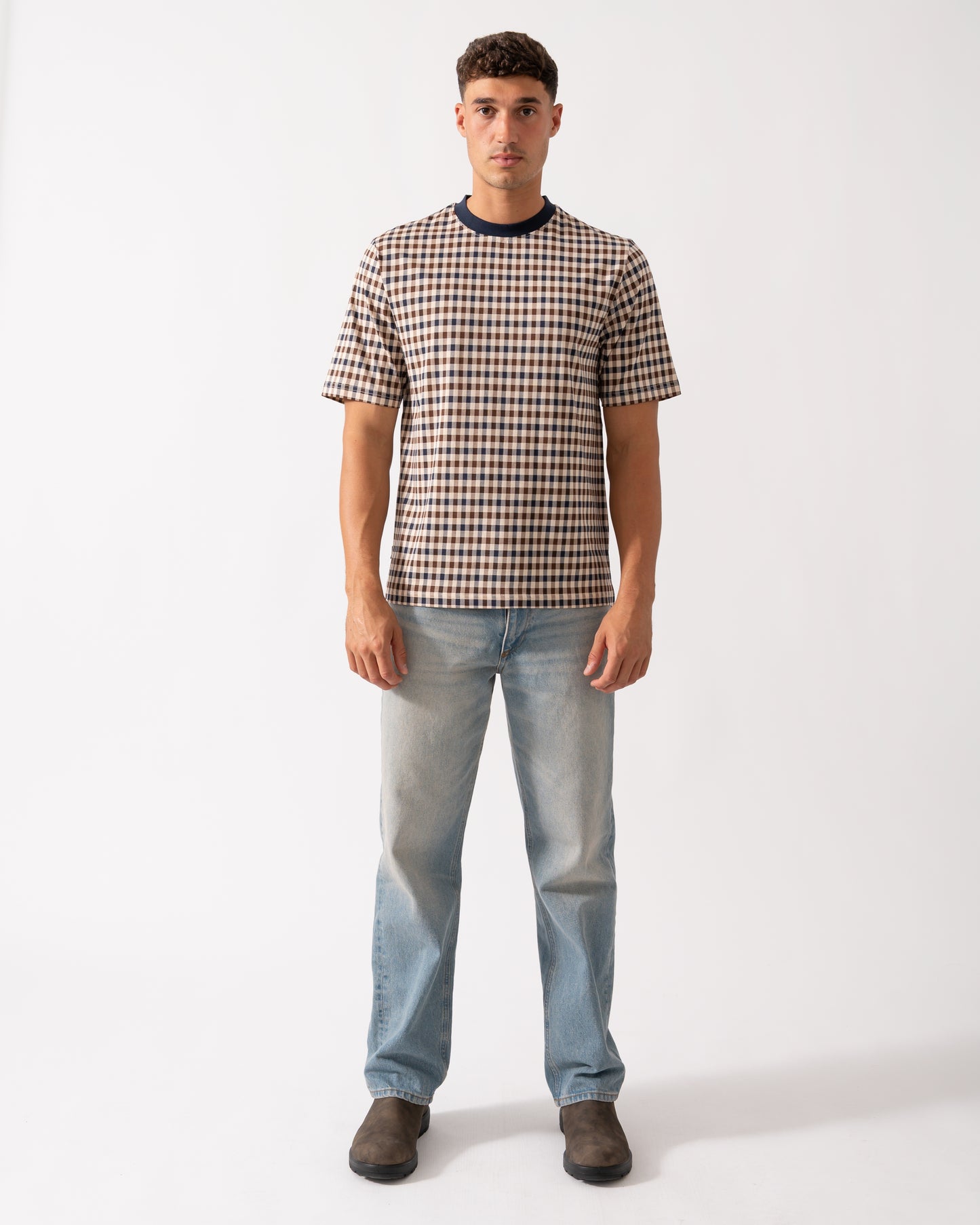 Aquascutum Mens Iconic T-Shirt - Navy 11