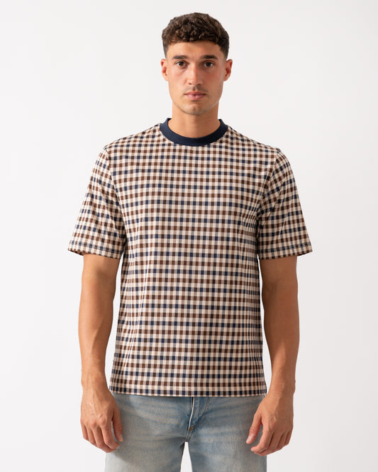 Aquascutum Mens Iconic T-Shirt - Navy 11