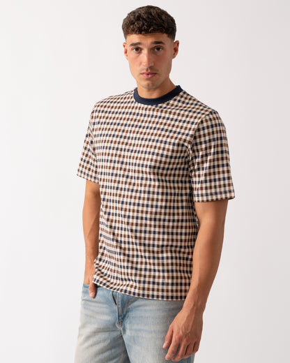 Aquascutum Mens Iconic T-Shirt - Navy 11