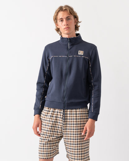 Aquascutum Mens Scuba Piping Track Top in Navy 11