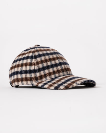 Aquascutum Club Check Baseball Cap - Club Check 28