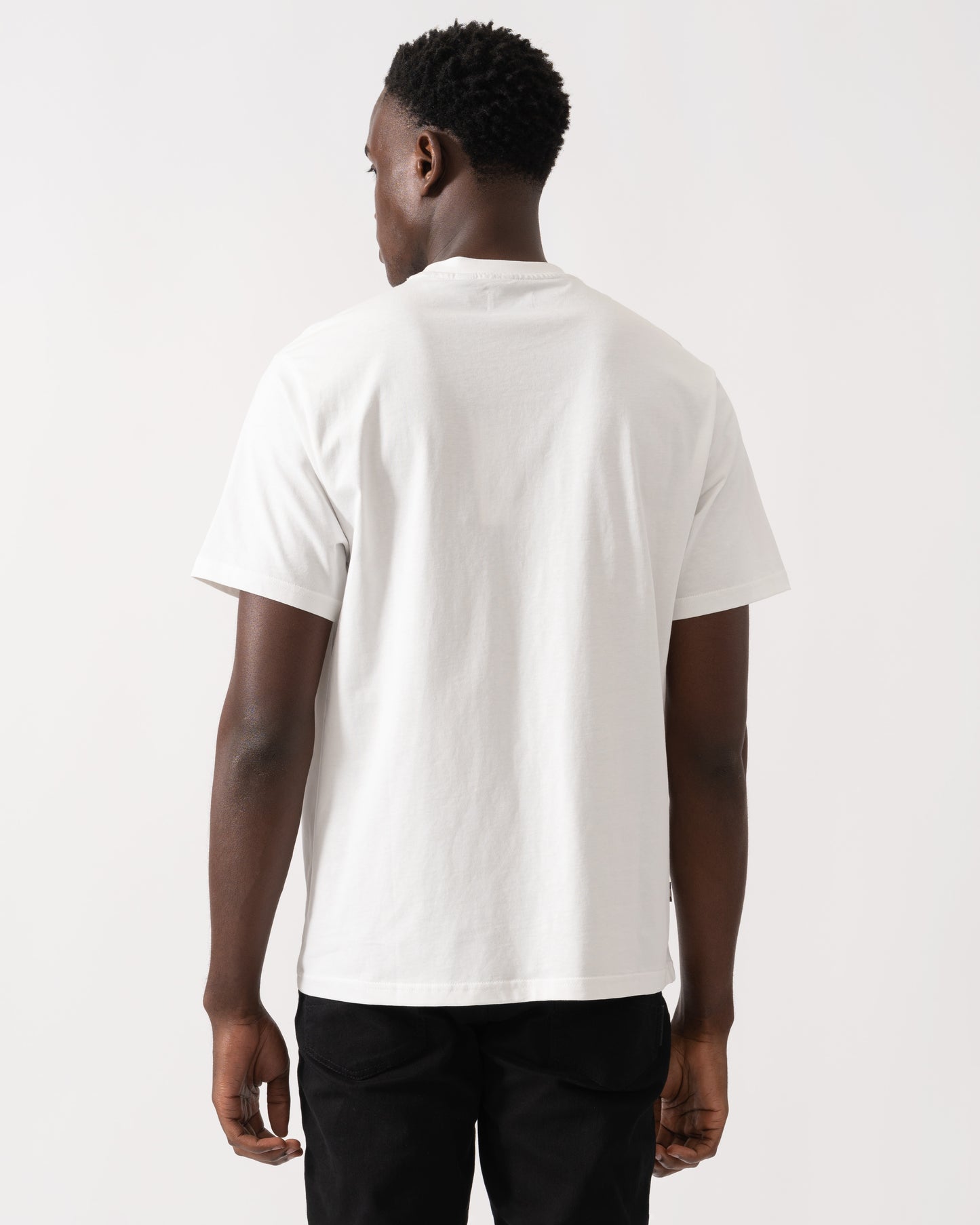 Aquascutum Mens Iconic Pocket T-Shirt - Old White 02
