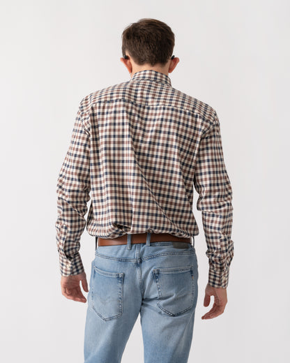 Aquascutum Mens Iconic Shirt - Club Check 28