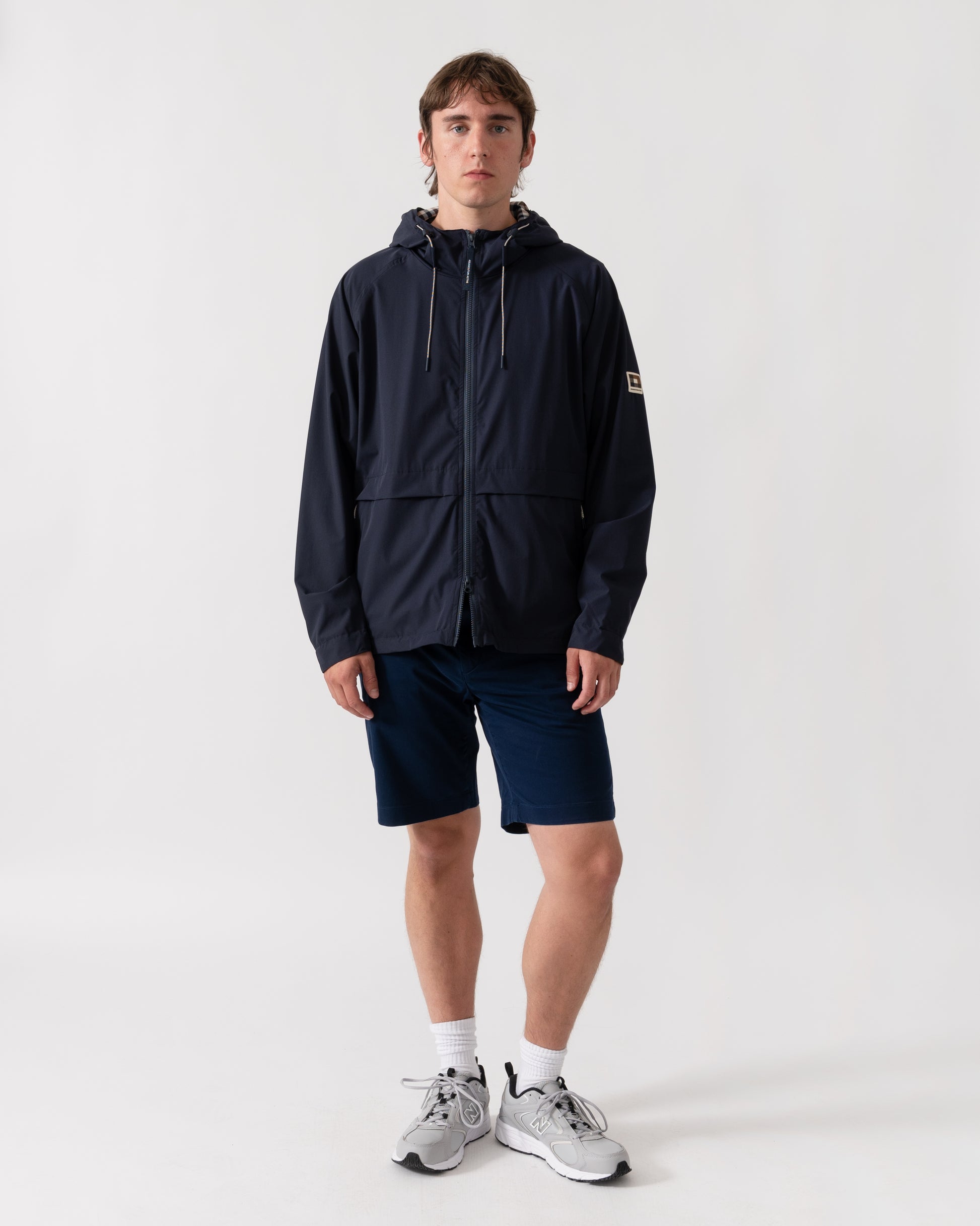 Aquascutum Mens Shell SP Hooded Jacket - Navy 11
