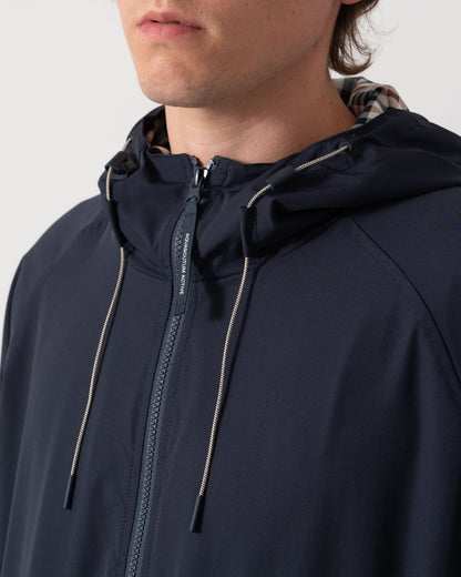 Aquascutum Mens Shell SP Hooded Jacket - Navy 11