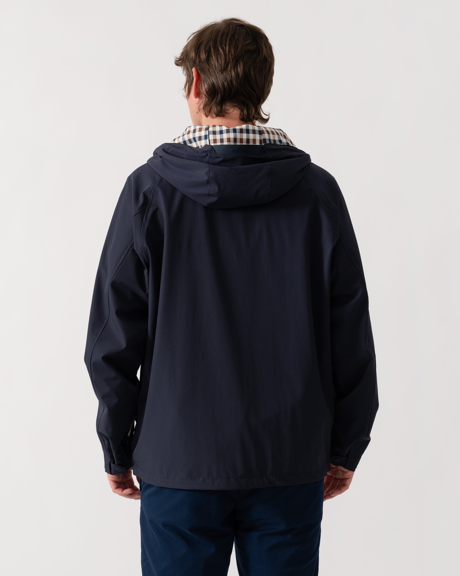 Aquascutum Mens Shell SP Hooded Jacket - Navy 11
